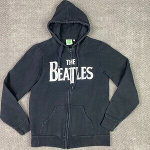 The Beatles Hoodie 2009 Men's Large Fits like a Medium Black Full Zip